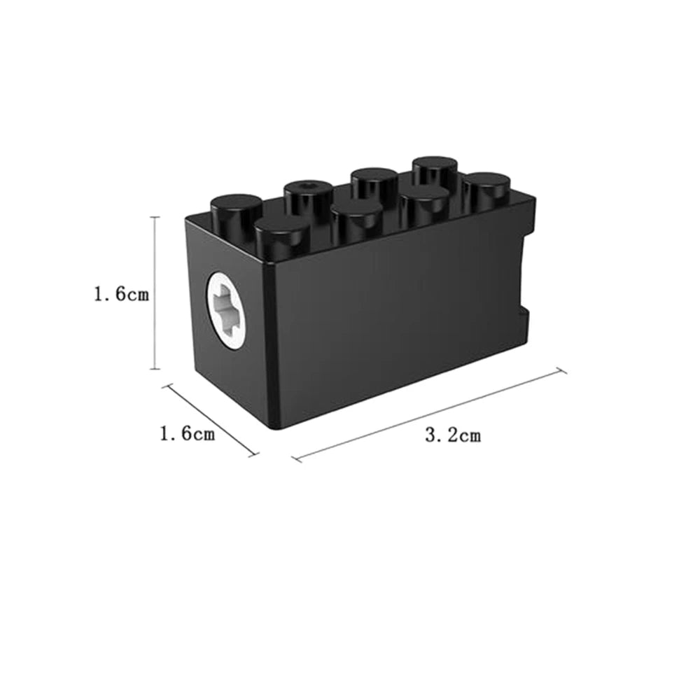 Micro Drive Motor MOC Technocal Building Blocks Parts Mini Motors DIY Modified Toys Model Accessory Compatible Major Bricks